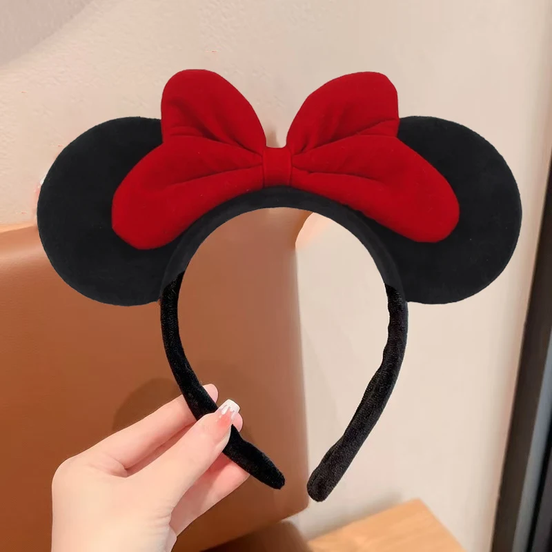 Big Hot Sales Women Fashion Ears Headband For Girl Women 5''Polka Big Bow Hairband Festival Party Travel DIY Hair Accessories