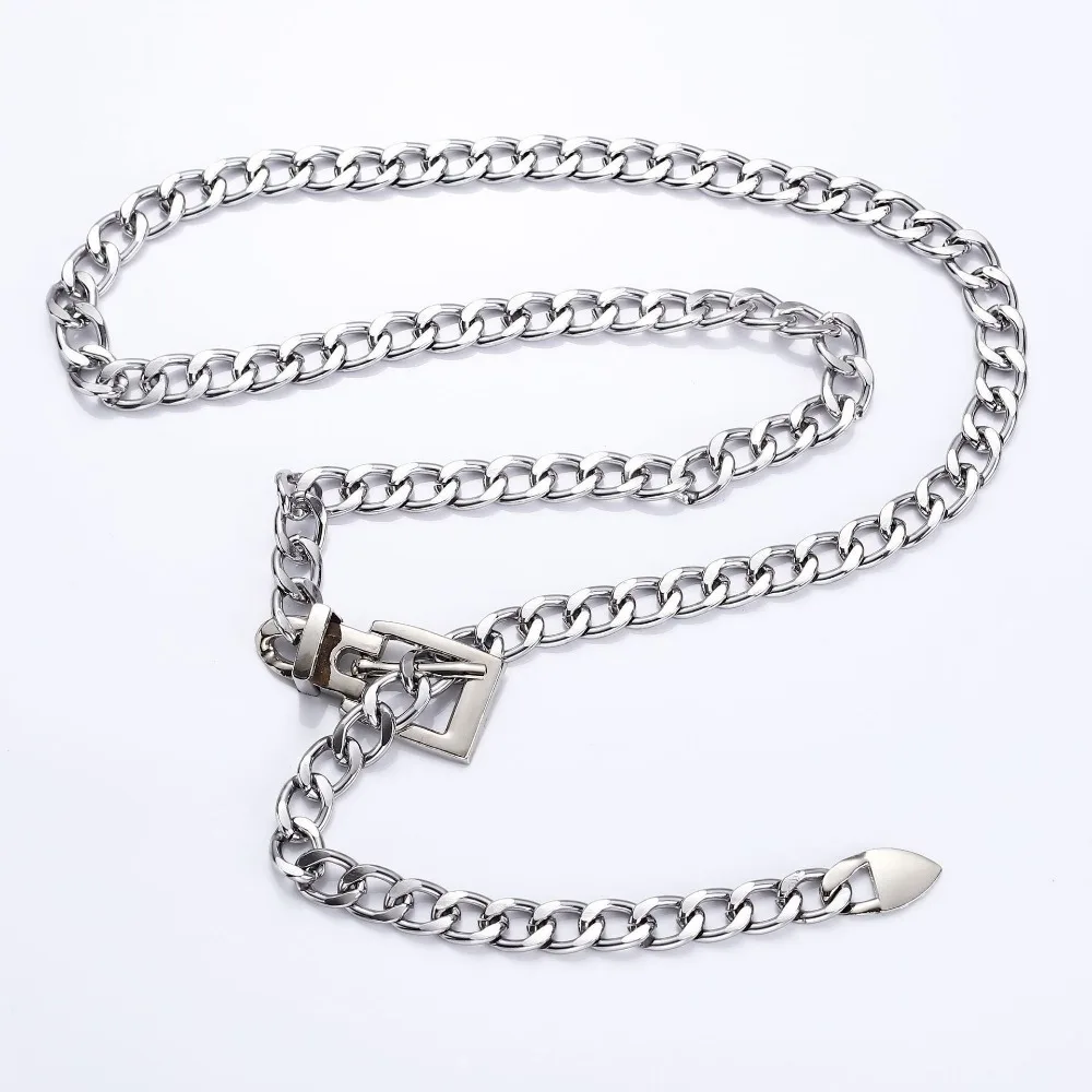 Metal Chain Belts Women Waistbands Long Tassel Waist Chain Dress Jeans Belts Lady Waistband Belts Women Body Chain