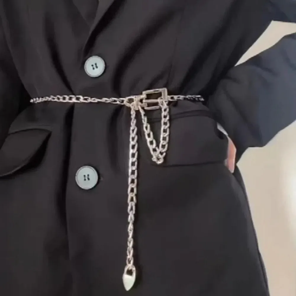 Metal Chain Belts Women Waistbands Long Tassel Waist Chain Dress Jeans Belts Lady Waistband Belts Women Body Chain