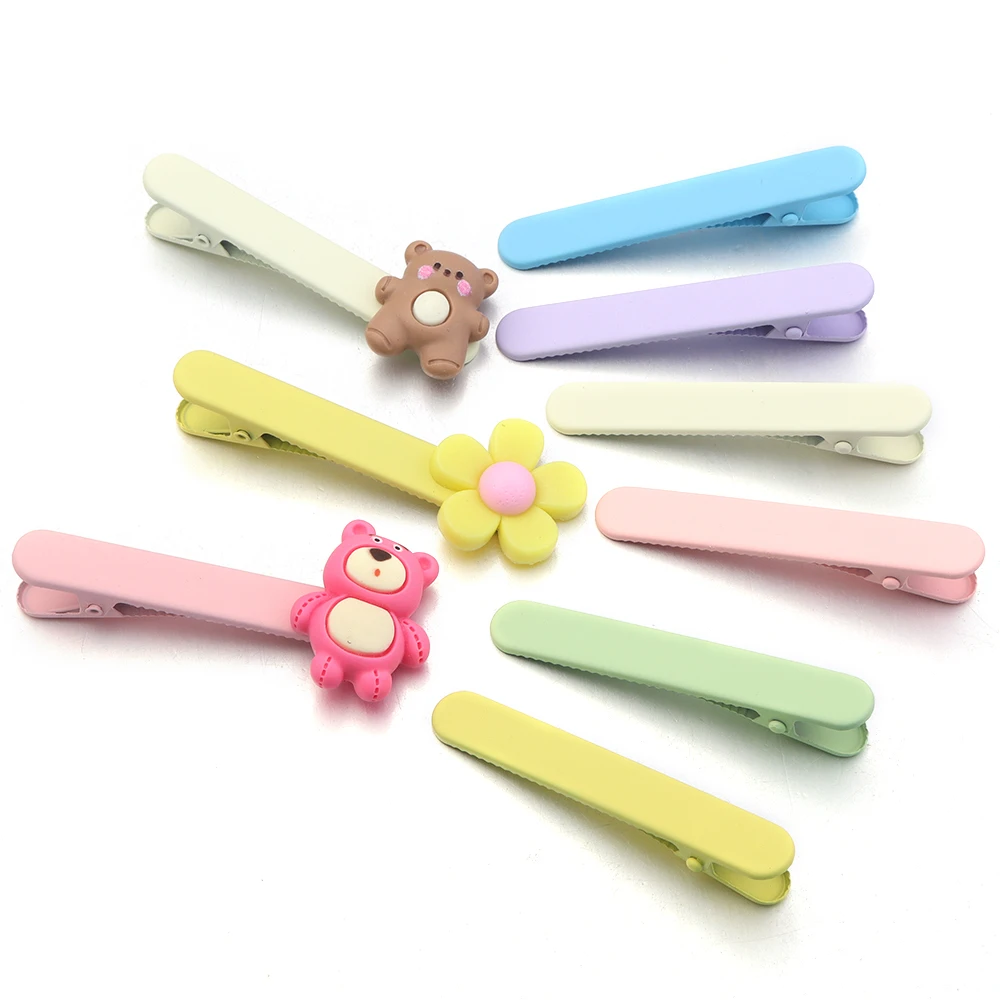 20 PCS Hair Clips for Styling Sectioning, 6 CM Matte Alligator Hair Clips Hair Barrettes No Crease Metal Hair Clip