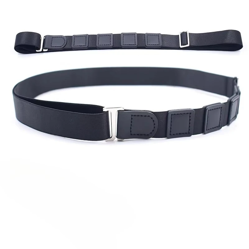 Shirt Stay Belt Lock Belt for Men Women Keep Shirt Tucked In Adjustable Elastic Non-slip Wrinkle-Proof Shirt Holder Strap