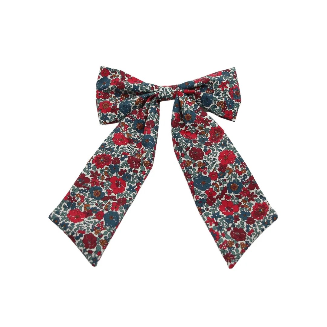 AP New winter Cotton Floral bow elegant headband fashion children hairband hair accessories baby clip OEM
