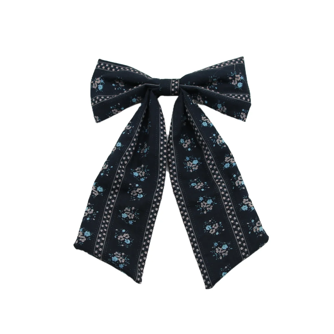 AP New winter Cotton Floral bow elegant headband fashion children hairband hair accessories baby clip OEM