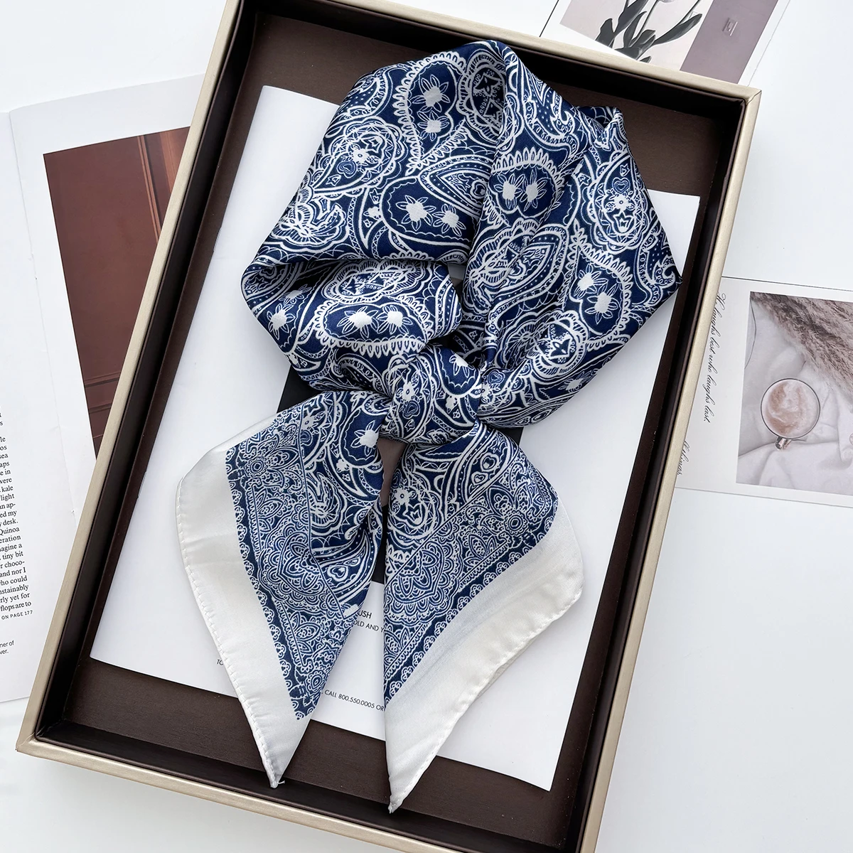 1pc 70*70cm Square Scarf Women Luxury Bandana Head Fashion Lady Hair Shawl Wrap Spring Summer Female Neckerchief Hijab