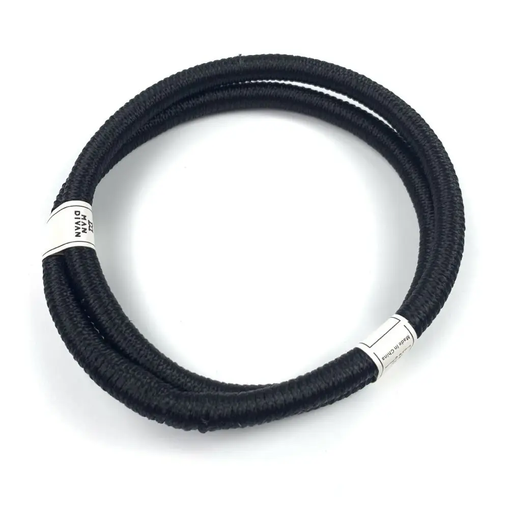 1Pcs Islamic Clothing Headwear Rope Desert Accessories Man Saudi Arabic Dubai Headrope Muslim Black Egal Shemagh Shawl