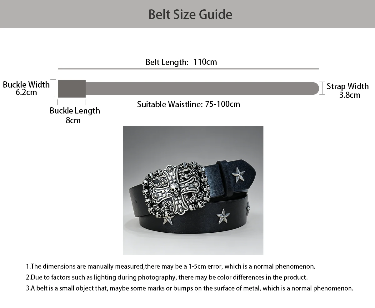 New Retro Men's Belt Bohemian Style Fashion Personalized Belt For Men Women Punk Gothic Rock Y2K Belts For pants and jeans