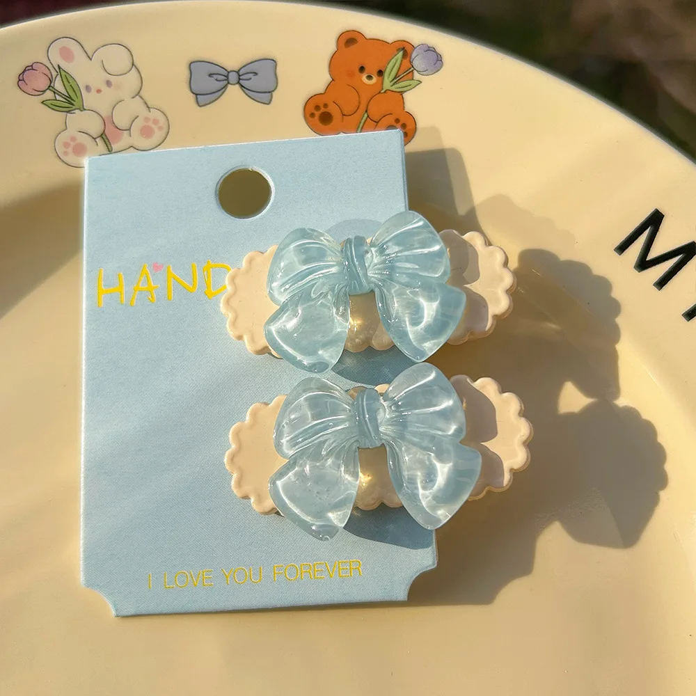 Sweet Cloud Butterfly Bow Hair Clips for Women Girls, Cute Heart Shaped Bear Hair Pins, Cute Girly Hair Accessories