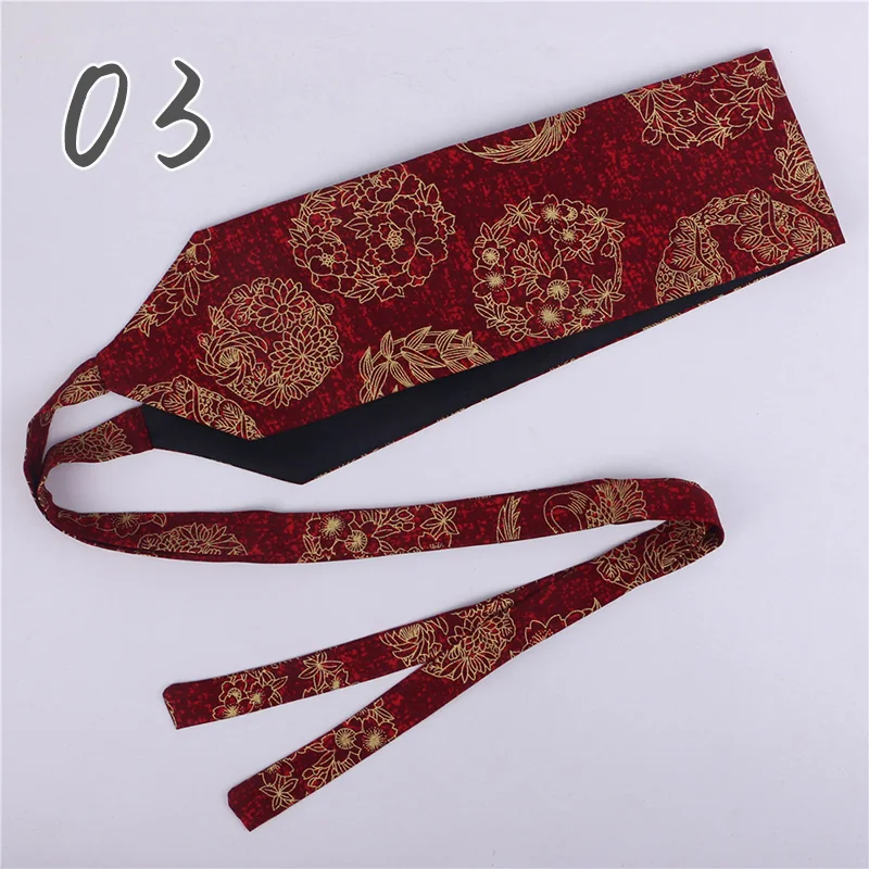 Traditional Chinese Girdle Hanfu Belt Retro Japanese Style Corset Waist Obi Dress Waistband Sash Straps Kimono Belt Accessories