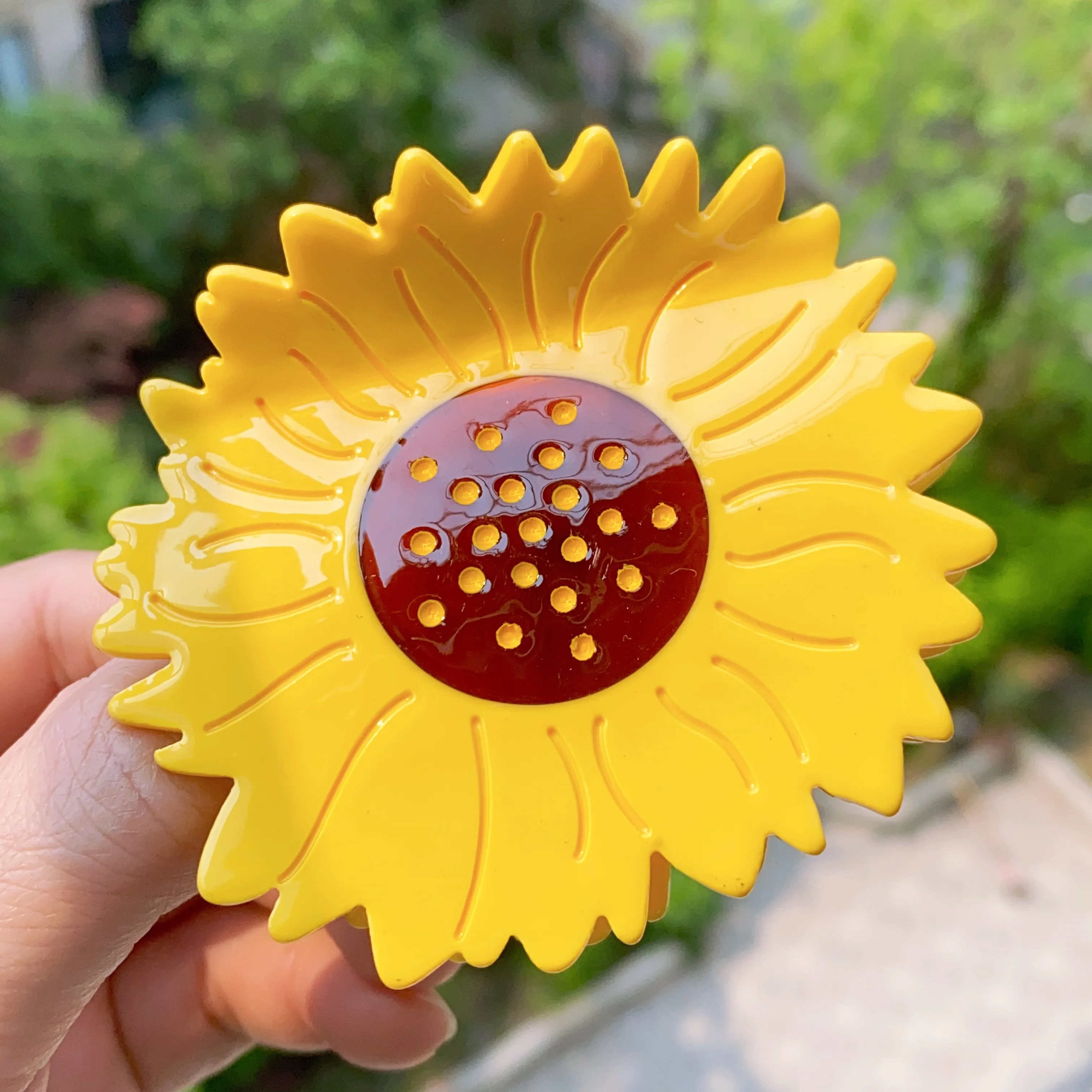 Flower Acetate Hair Claw Clips, Sunflower Cherry Blossom Lily Shark Clips