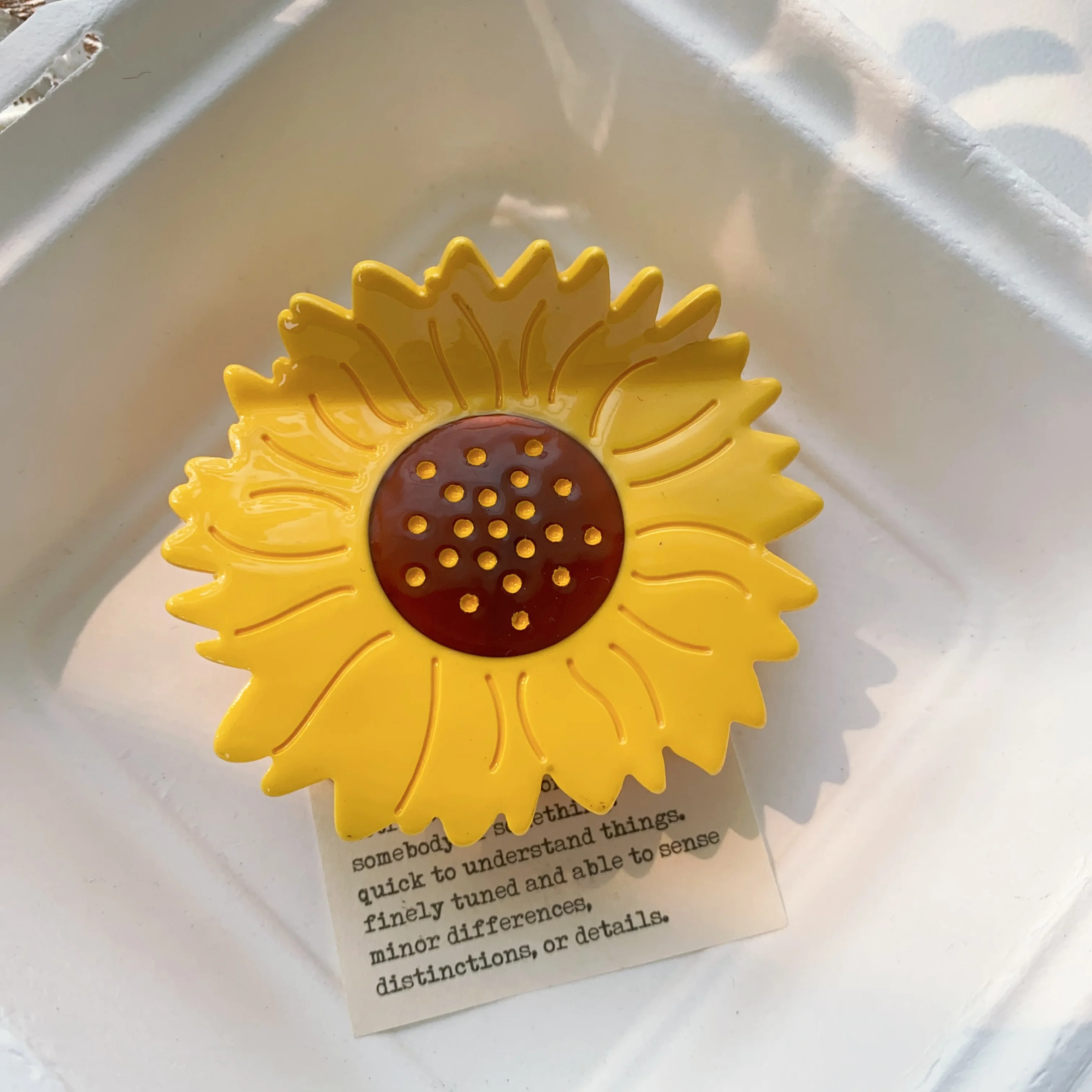 Flower Acetate Hair Claw Clips, Sunflower Cherry Blossom Lily Shark Clips