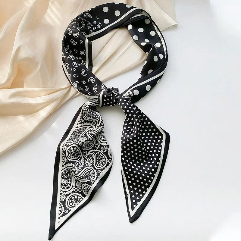 135cm Long Waist Belts New Retro Style Double-sided Printed Hairband Women Summer Thin Narrow Long Belt Neckerchief Decoration