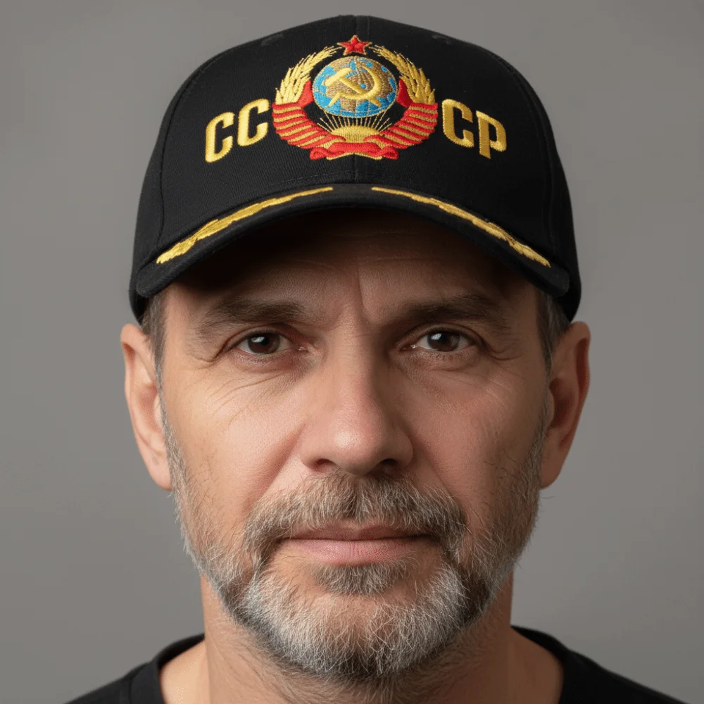 Russian National Emblem CCCP USSR Embroidered Baseball Cap Cotton Adjustable Baseball Hats Snapback Caps For Man Women Unisex
