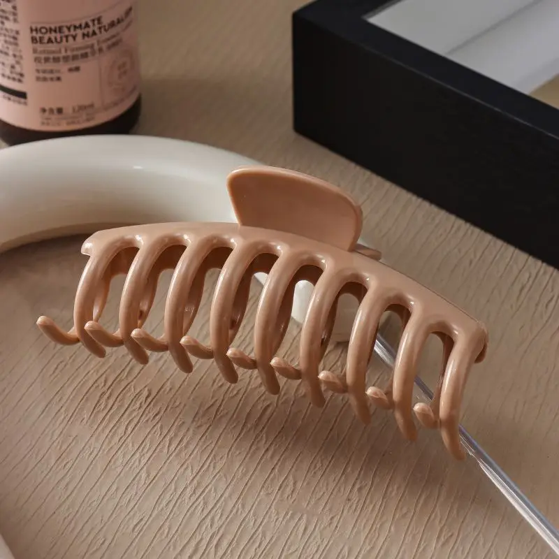 1/2/3/4/6 Pcs Large Geometric Hair Claws Women Cross Matte Hairpin Fashion French Elegant Hairgrips Clips Girl Accessories Set