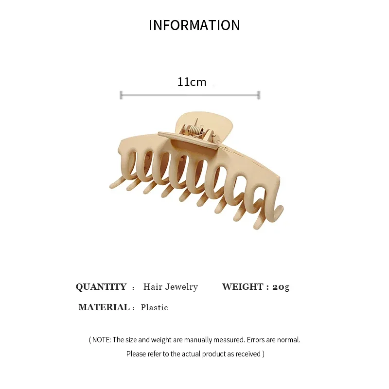 1/2/3/4/6 Pcs Large Geometric Hair Claws Women Cross Matte Hairpin Fashion French Elegant Hairgrips Clips Girl Accessories Set
