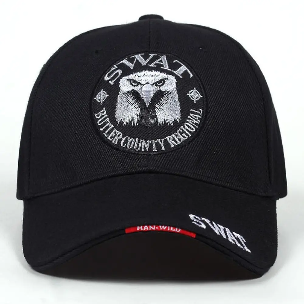 Adjustable Eagle SWAT Embroidery Baseball Caps Quick-drying Outdoor Sports Sun Hats Snapback Hats Men Women