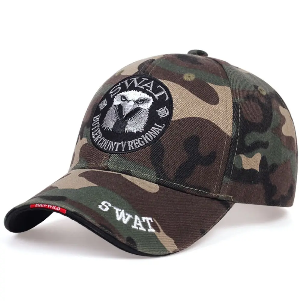 Adjustable Eagle SWAT Embroidery Baseball Caps Quick-drying Outdoor Sports Sun Hats Snapback Hats Men Women