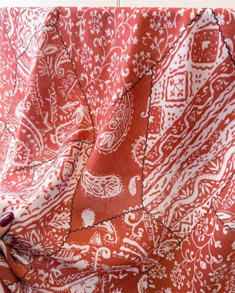 90*90Cm Square Scarf Cotton Linen Feeling Women Headband Shawl Wraps Luxury Hair Band Print Neck Scarves Muslim Hijab Bandana
