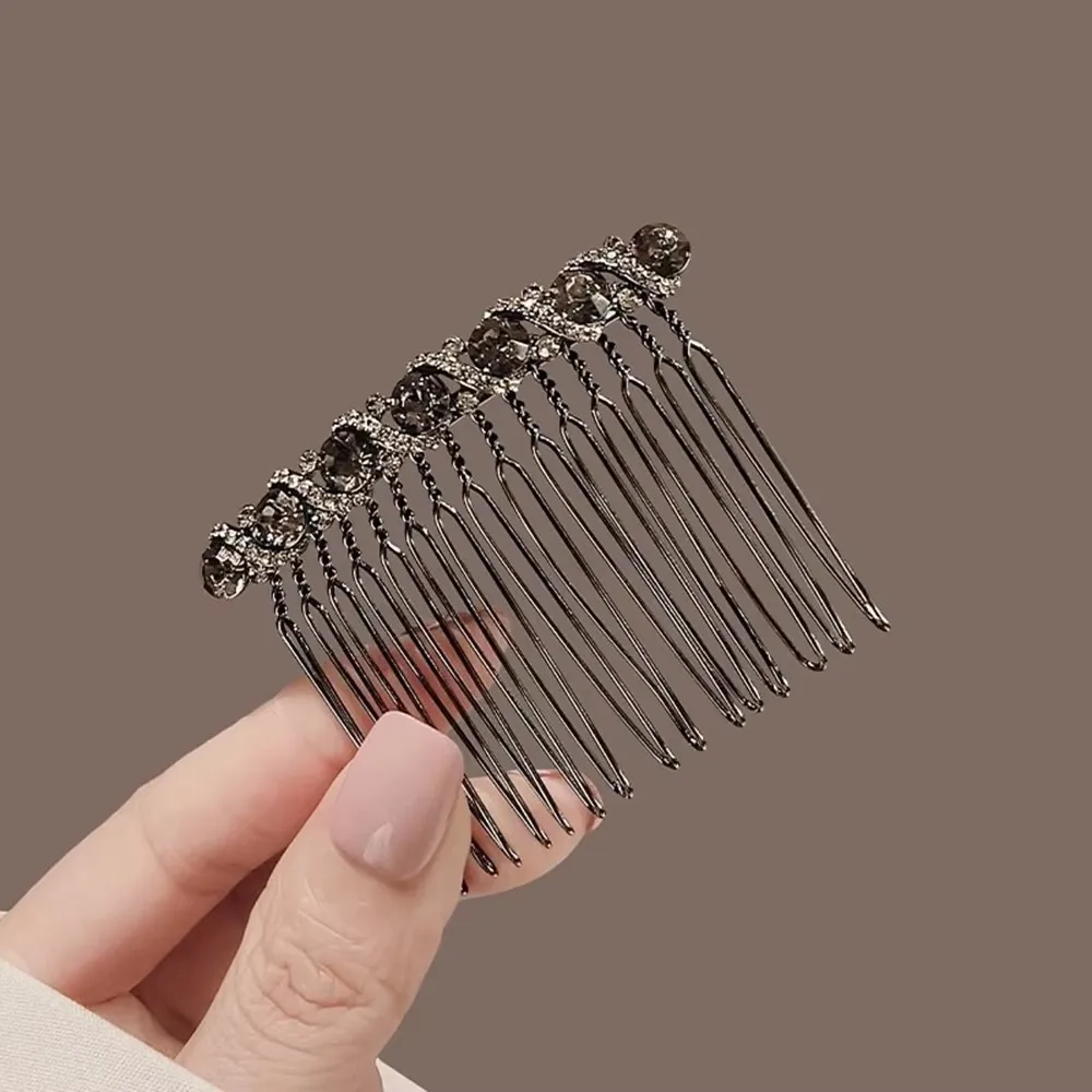 Water Diamond Inverted Comb No Trace Hairpins Bangs Simple Hair Clips Women Girls Back Of Head Hair Accessories