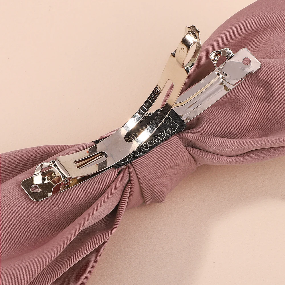 Korean Princess Hairpin 3D Bow Cute Hair Clips Ribbon Barrettes Girls Sauna Wear Women Hair Accessories Spring