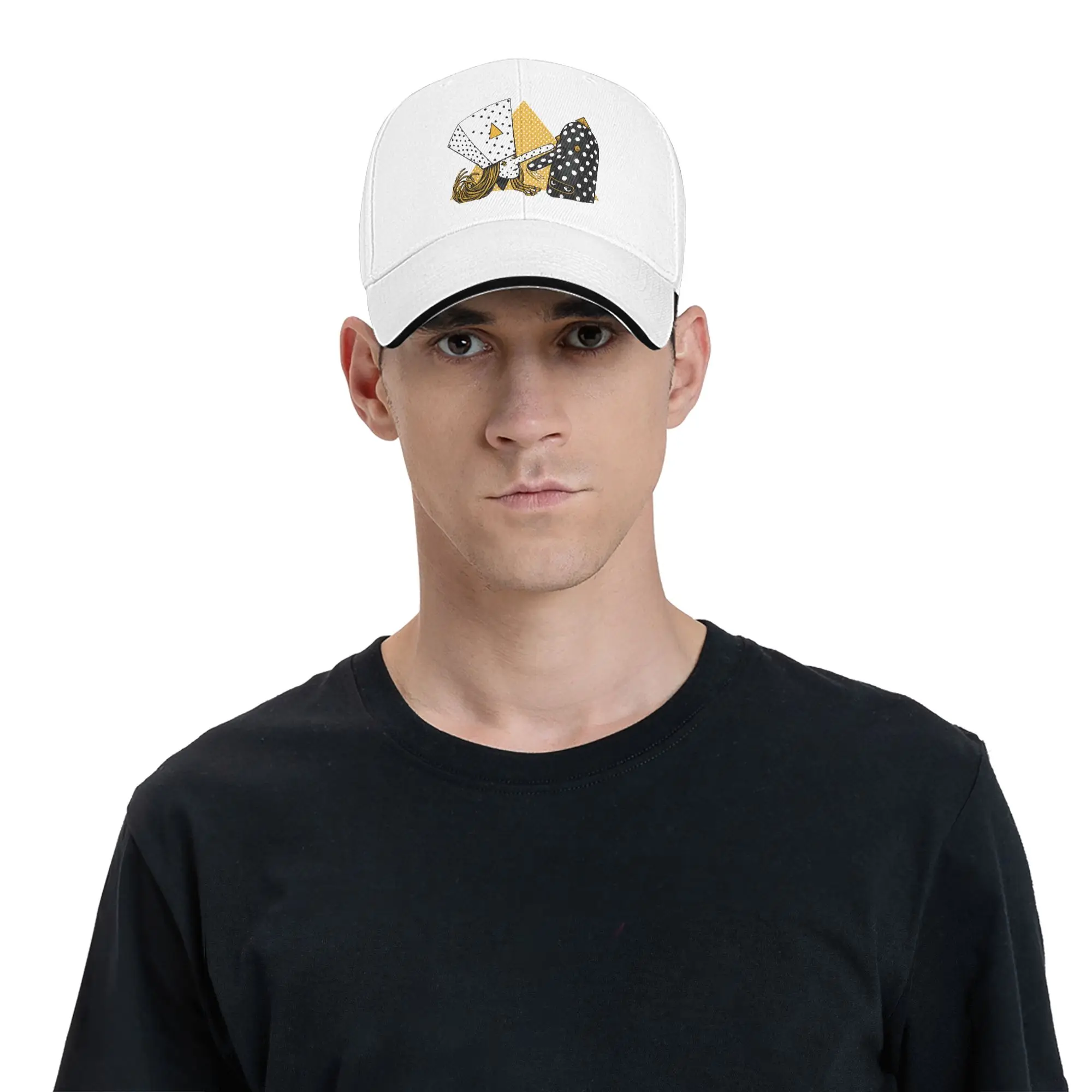 Angine De Poitrine Group Baseball Cap Hip Hop Sandwich Caps Unisex Adjustable Caps Hat Outdoor