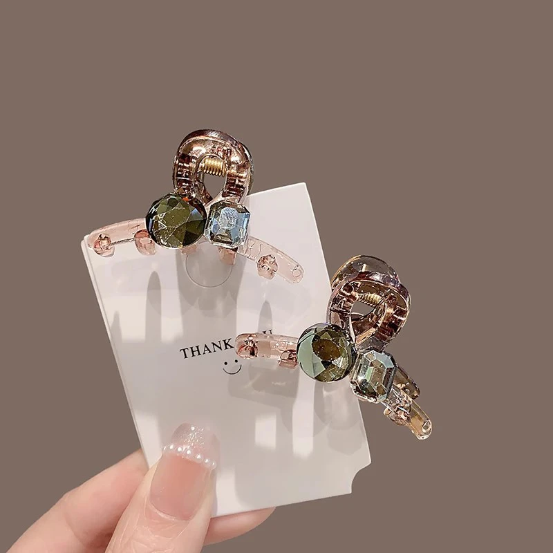 Elegant Bow Shark Clip Fashion Back Of Head Hair Clip Vintage Ponytail Fixed Hairgrips For Woman Simple Hollow Geometry Hairpin