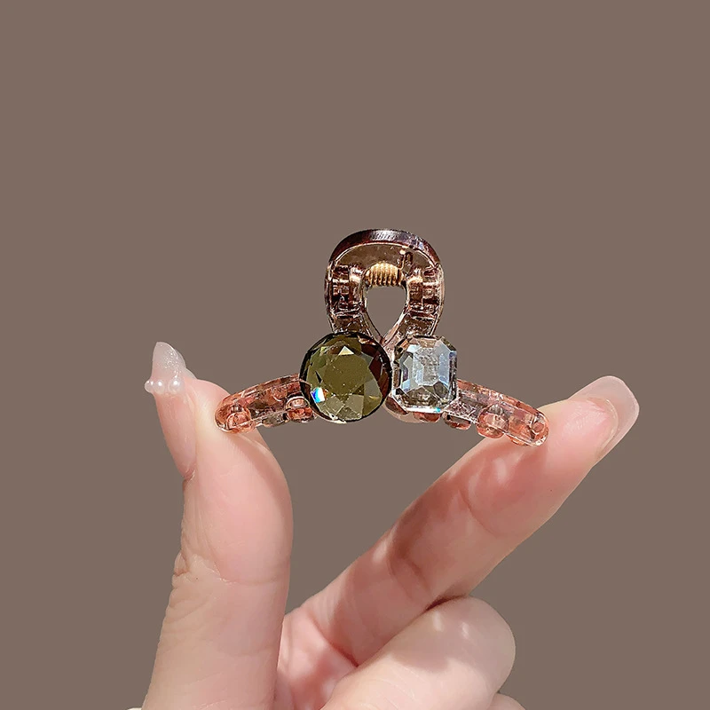 Elegant Bow Shark Clip Fashion Back Of Head Hair Clip Vintage Ponytail Fixed Hairgrips For Woman Simple Hollow Geometry Hairpin