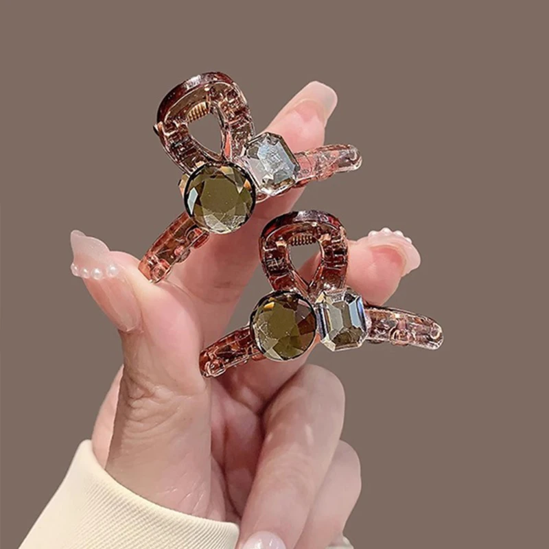 Elegant Bow Shark Clip Fashion Back Of Head Hair Clip Vintage Ponytail Fixed Hairgrips For Woman Simple Hollow Geometry Hairpin