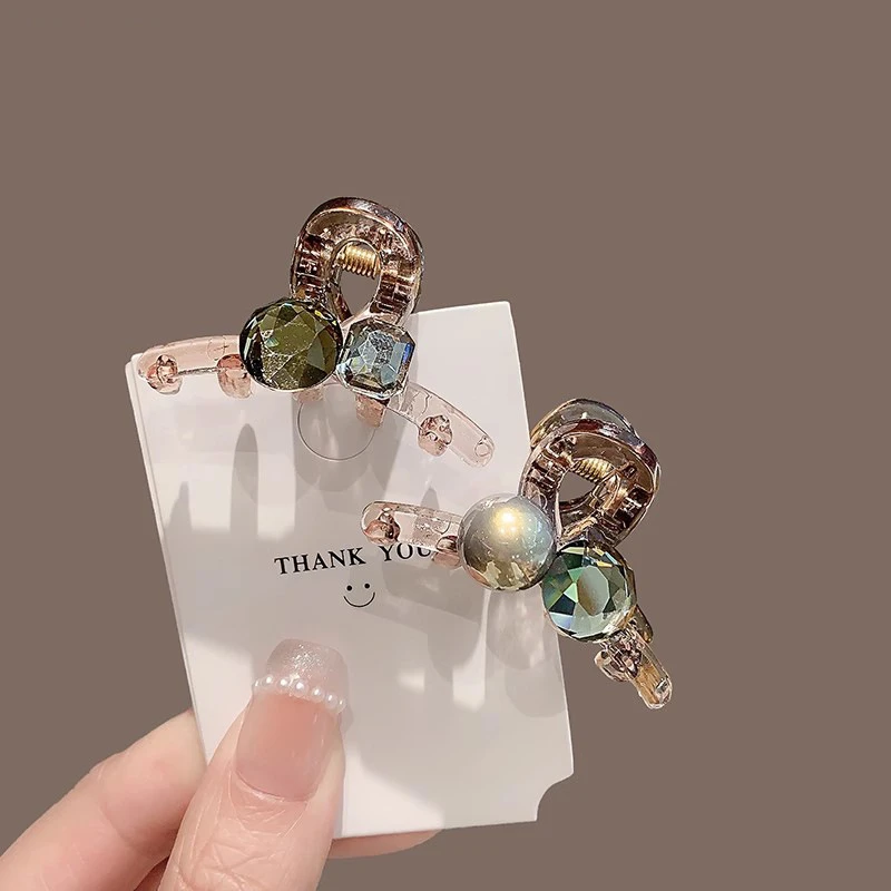 Elegant Bow Shark Clip Fashion Back Of Head Hair Clip Vintage Ponytail Fixed Hairgrips For Woman Simple Hollow Geometry Hairpin