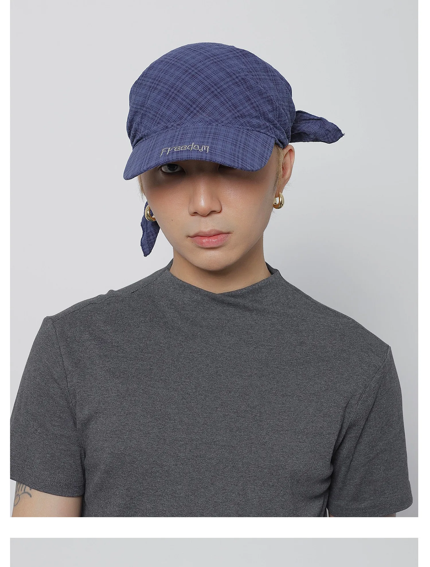 Outdoor Camping Style Sun Protection Hat for Women Men Scarf Hat Cool Street Sunscreen Tie Hat Wide Brim Hat Headscarf Hat