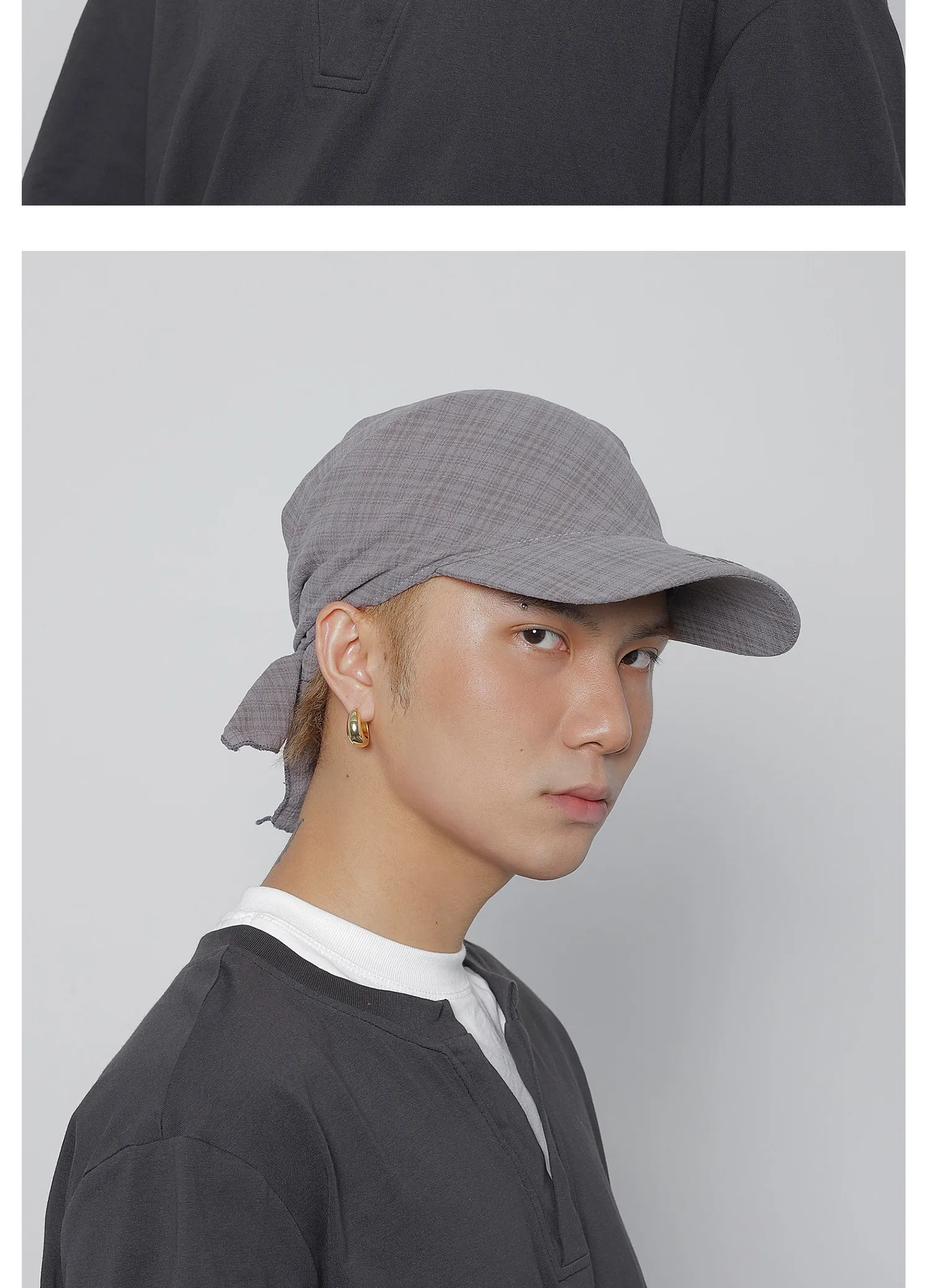 Outdoor Camping Style Sun Protection Hat for Women Men Scarf Hat Cool Street Sunscreen Tie Hat Wide Brim Hat Headscarf Hat