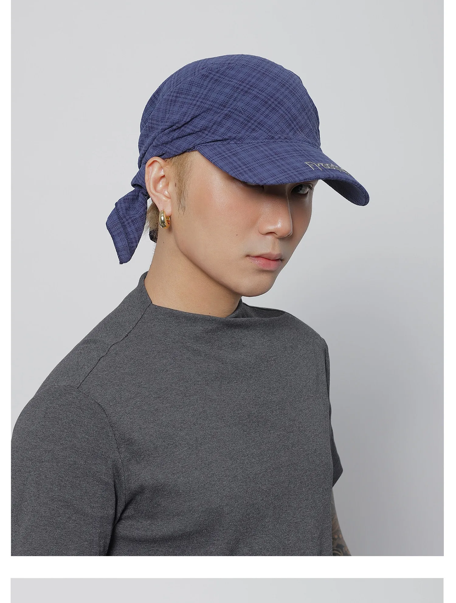Outdoor Camping Style Sun Protection Hat for Women Men Scarf Hat Cool Street Sunscreen Tie Hat Wide Brim Hat Headscarf Hat