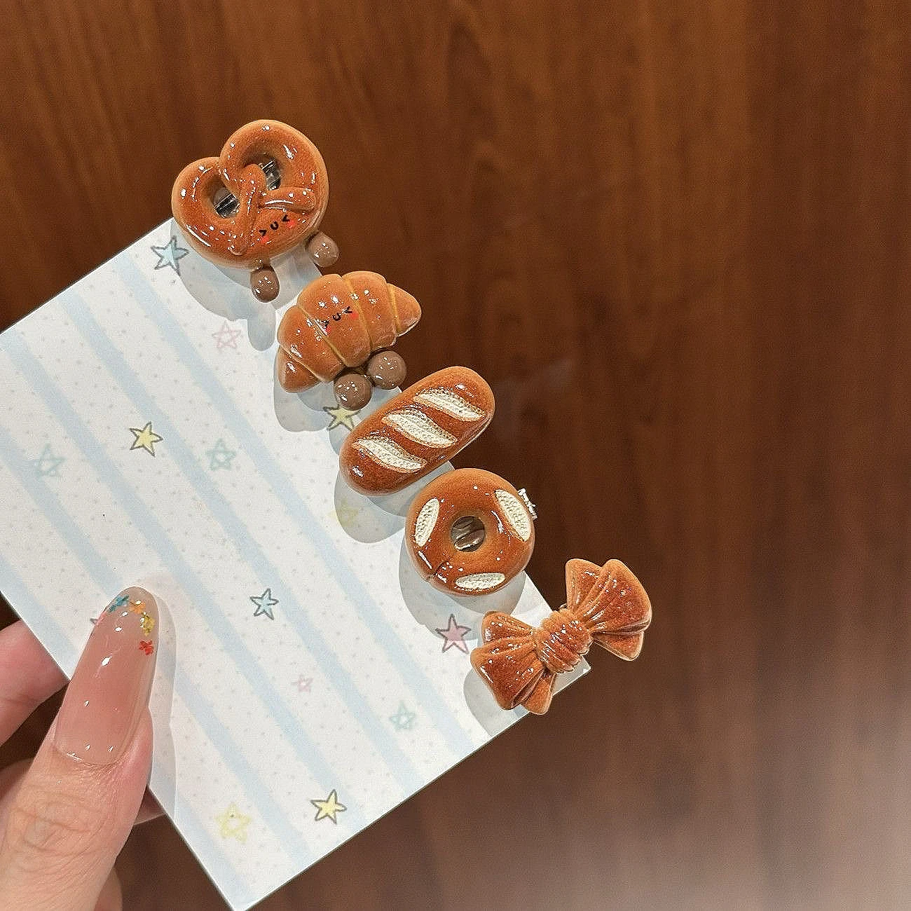 5Pcs Cute Popsicle Ice Cream Hair Clips Colorful Mini Kawaii Barrettes for Women Girls Kids Daily Party Hair Accessories Gift