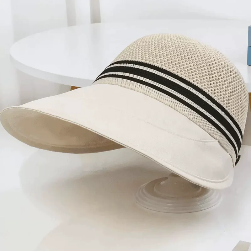 2026 Summer New Fisherman Hat for Women Top Breathable Big Brim Outdoor Sunshade Sun Protection Fashionable Duckbill Cap