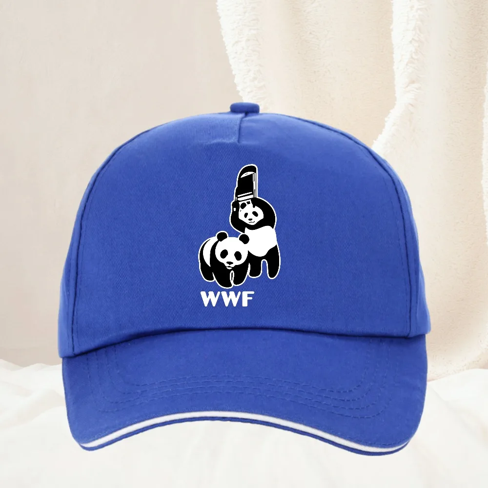 Retro WWF Panda Bear Baseball Cap Unisex Headwear Funny Wrestling Fighting Outdoor Summer Gift Hats Cap