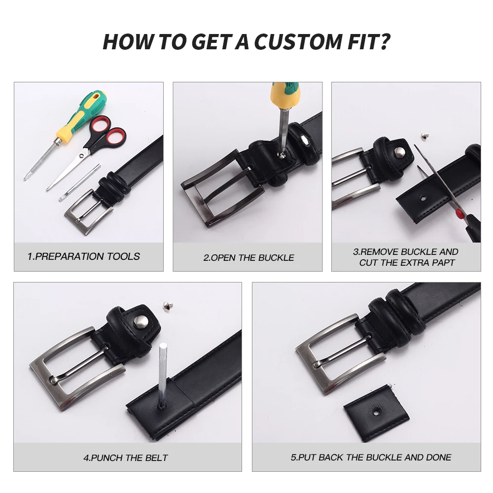 Male Men Casual Fashion Waist Belts Genuine Leather Pin Buckle Luxury Designer Belts for Men Dress Daily Wear Blue Red Brown