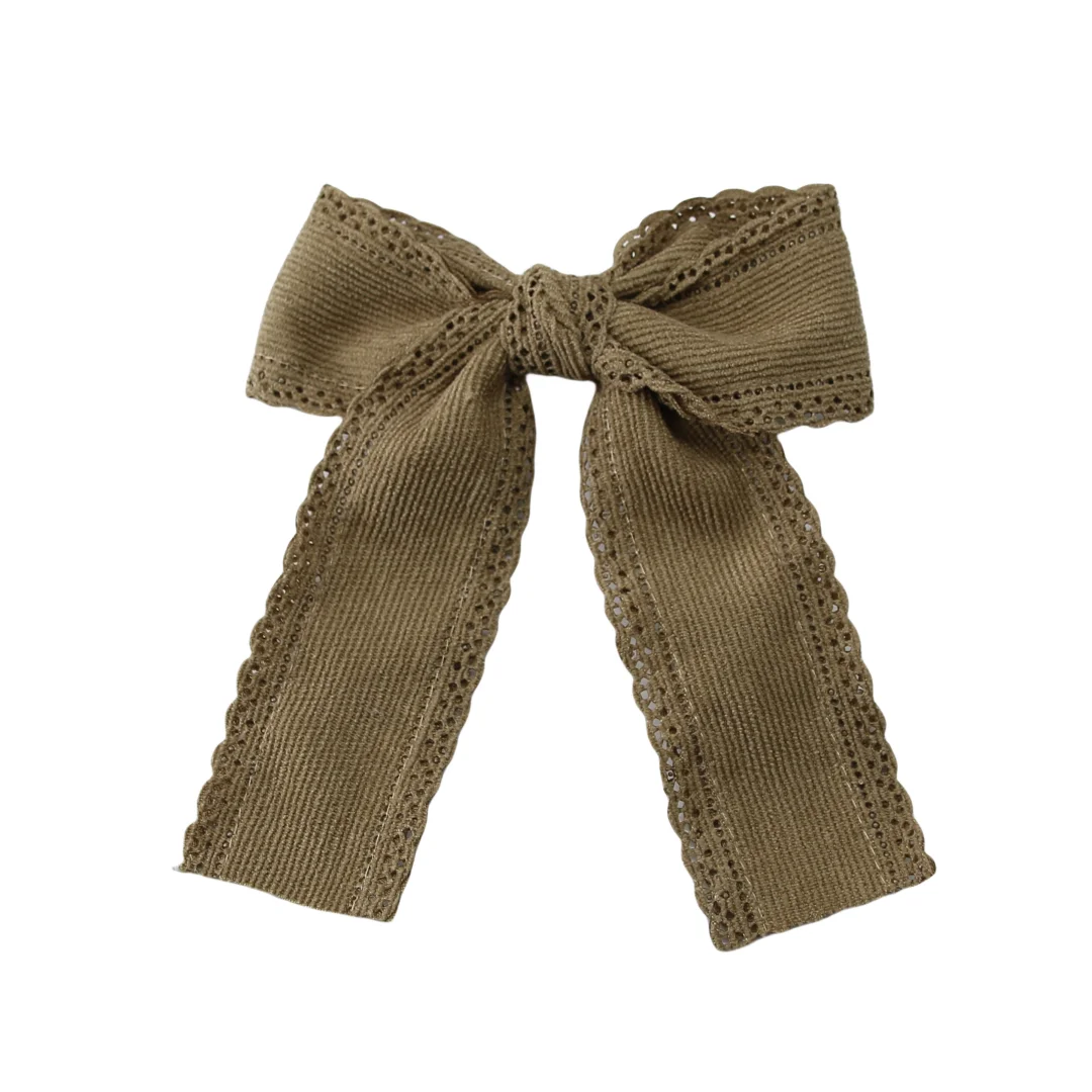Fashion Cordury Flat Band Large Hair headband Baby Mini clip Kids School Hair Accessories hairband