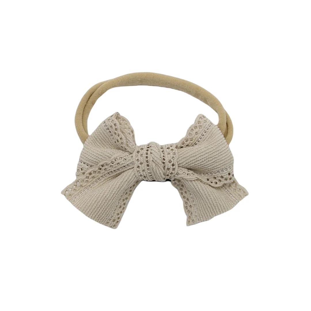 Fashion Cordury Flat Band Large Hair headband Baby Mini clip Kids School Hair Accessories hairband