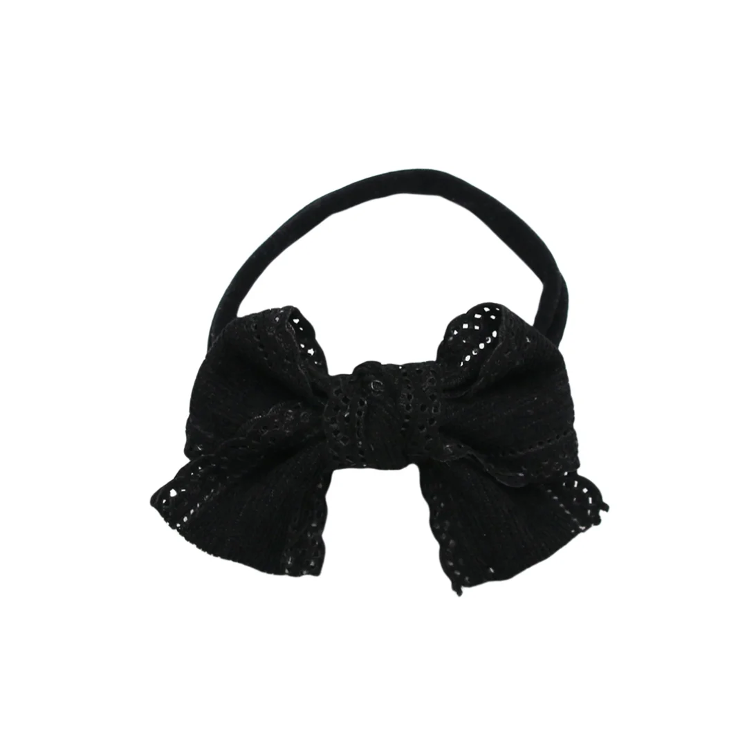 Fashion Cordury Flat Band Large Hair headband Baby Mini clip Kids School Hair Accessories hairband