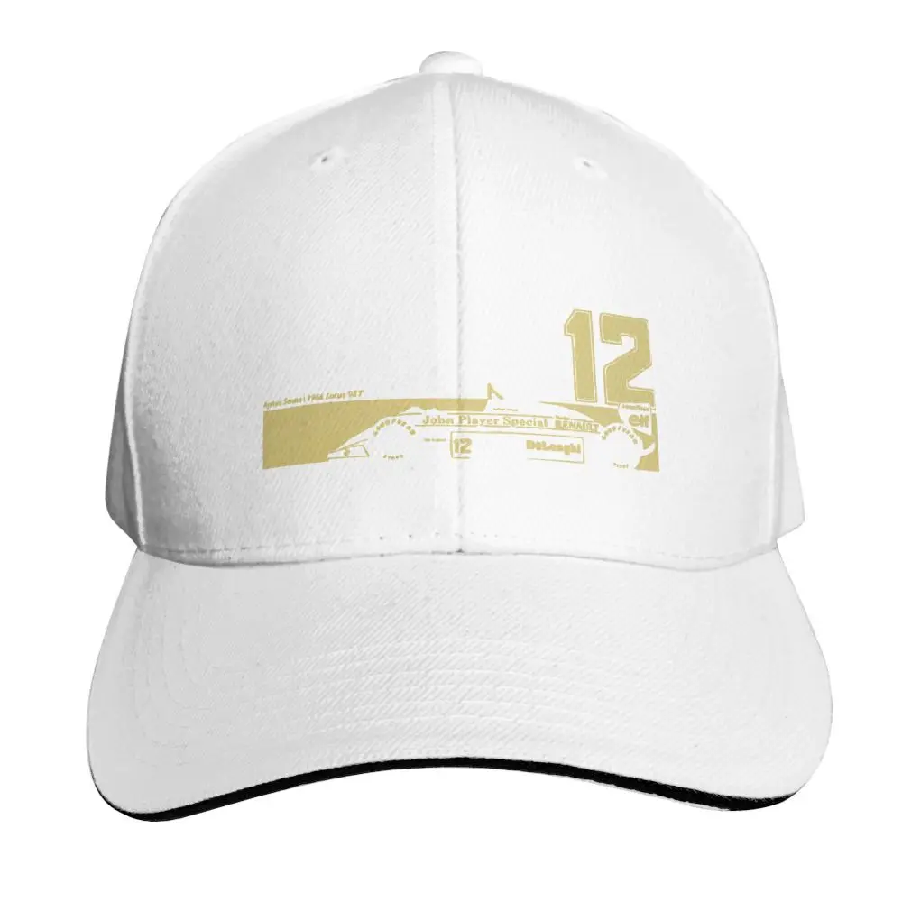 Lotus Ayrton Senna Outfits Trucker Hat Lotus John Player Team Car Helmet Hats Cap Vintage Outdoor Running Golf Gift Headwear