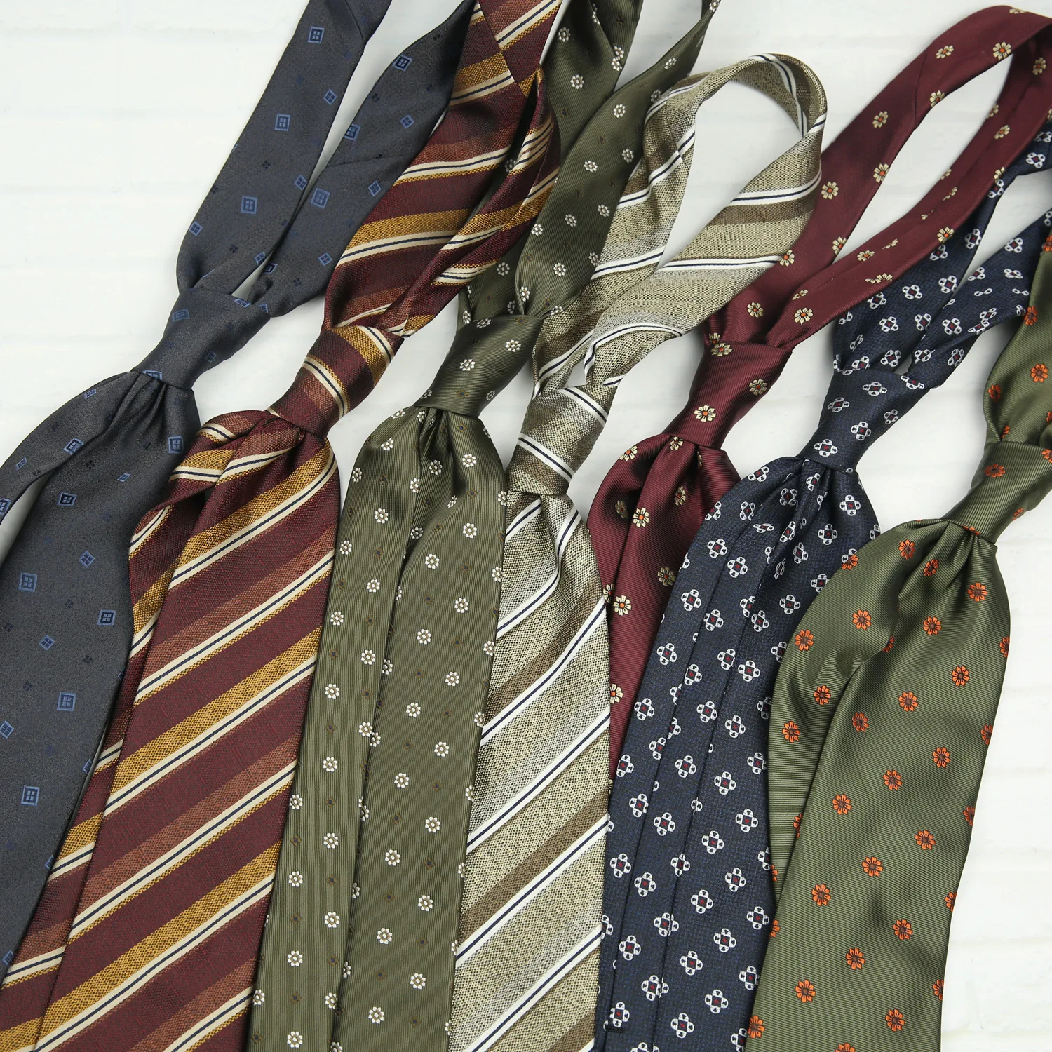 8CM Handmade Luxury Stripe Ties Men's Formal Dress Business Neckties Striped Floral Plaid Neck Tie Suit Wedding Tie Accessorries