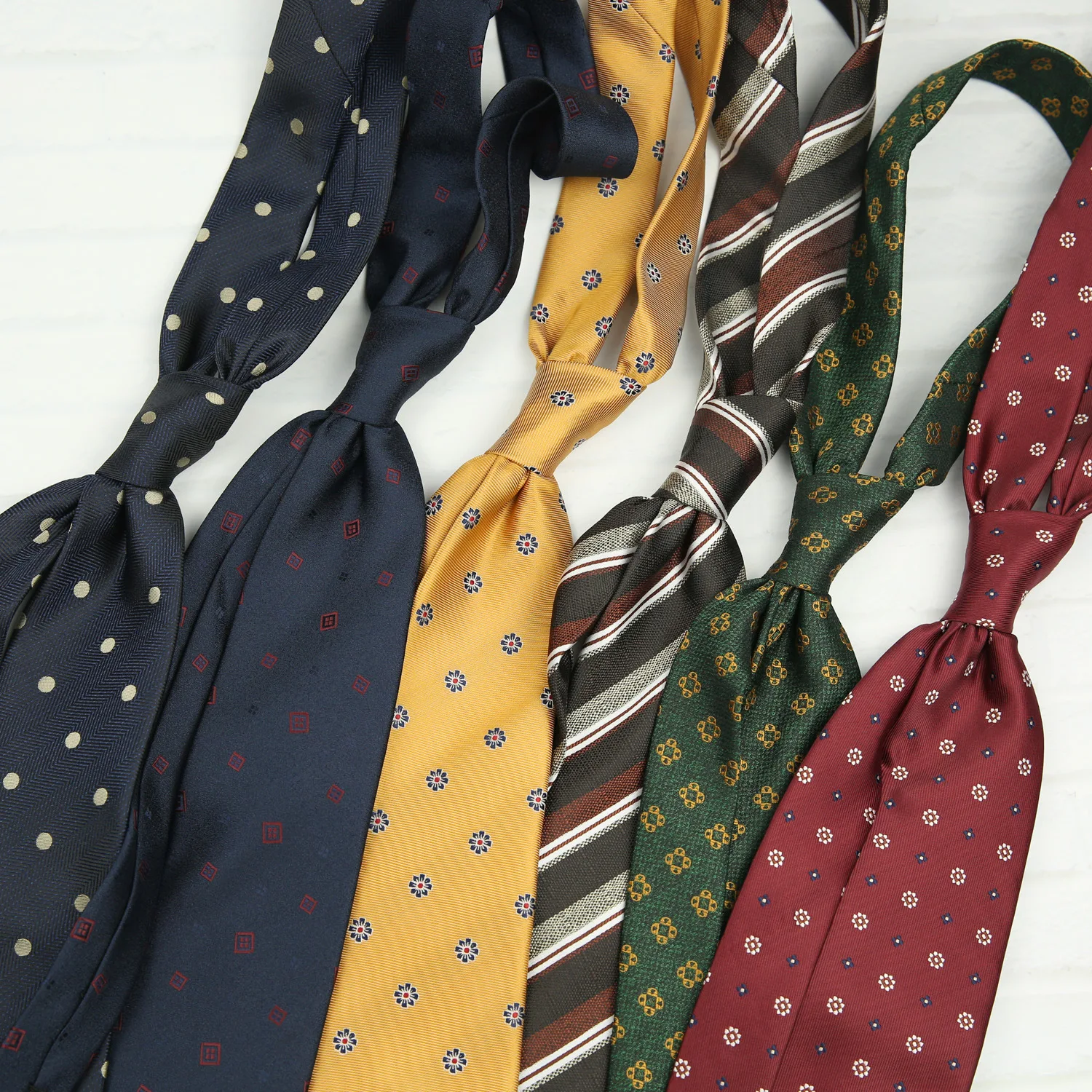 8CM Handmade Luxury Stripe Ties Men's Formal Dress Business Neckties Striped Floral Plaid Neck Tie Suit Wedding Tie Accessorries