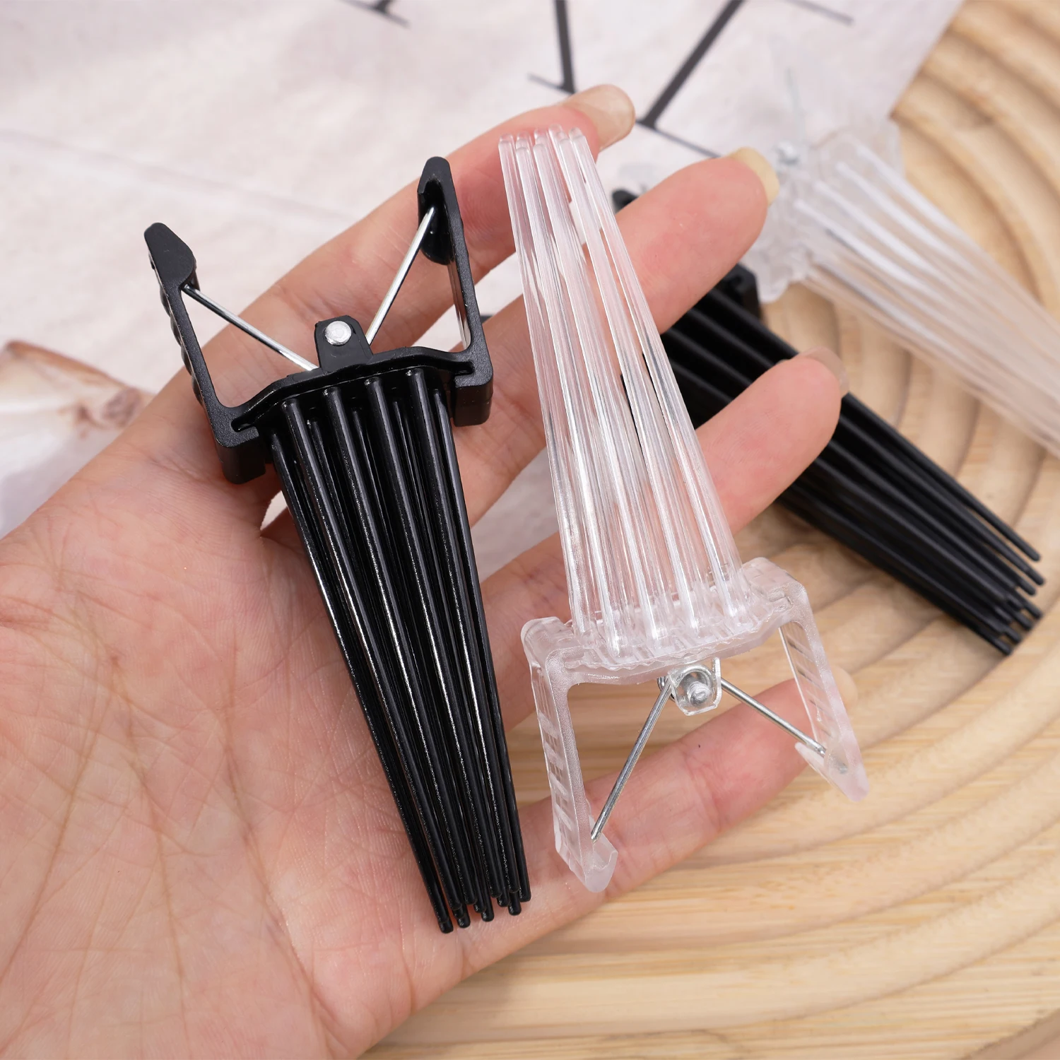 Fashion Fluffy Hairpin Curling Bangs Instant Hair Roots Curling Fixed Shape Styling Volumizing Hair Clips Korean Unisex Headwear