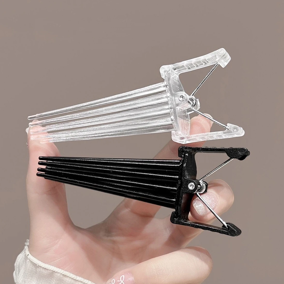 Fashion Fluffy Hairpin Curling Bangs Instant Hair Roots Curling Fixed Shape Styling Volumizing Hair Clips Korean Unisex Headwear