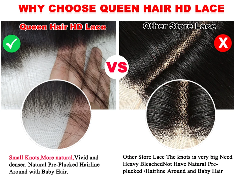 Queen Hair Real HD Burmese curly 13x6 13x4 Frontal Virgin Human Raw Hair Lace Frontal Ear to Ear Real Invisible HD Lace