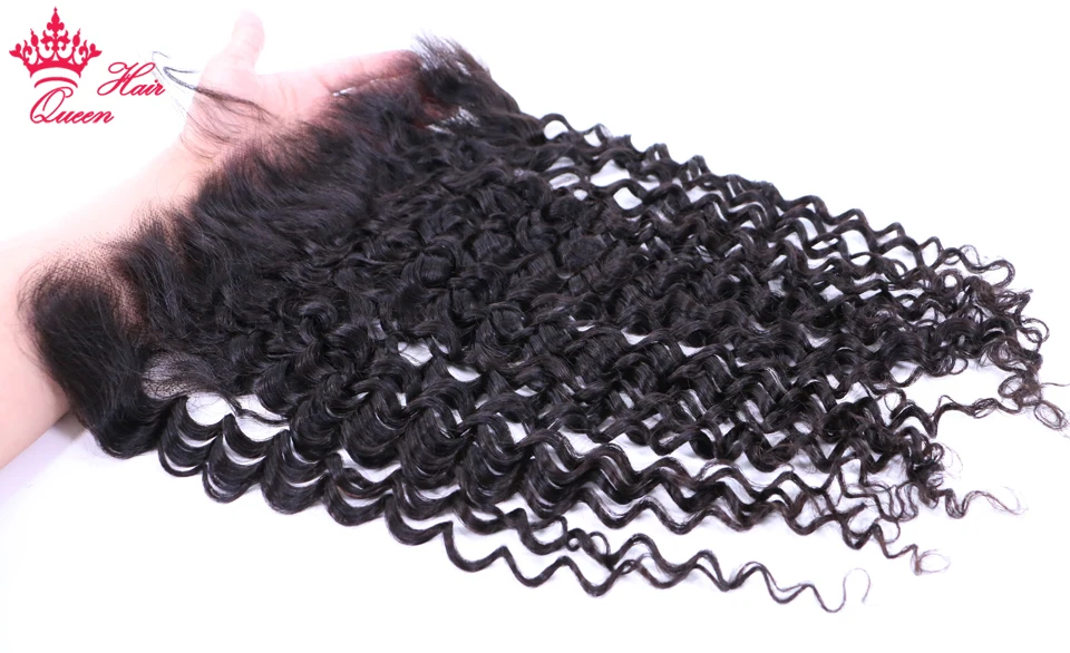 Queen Hair Real HD Burmese curly 13x6 13x4 Frontal Virgin Human Raw Hair Lace Frontal Ear to Ear Real Invisible HD Lace