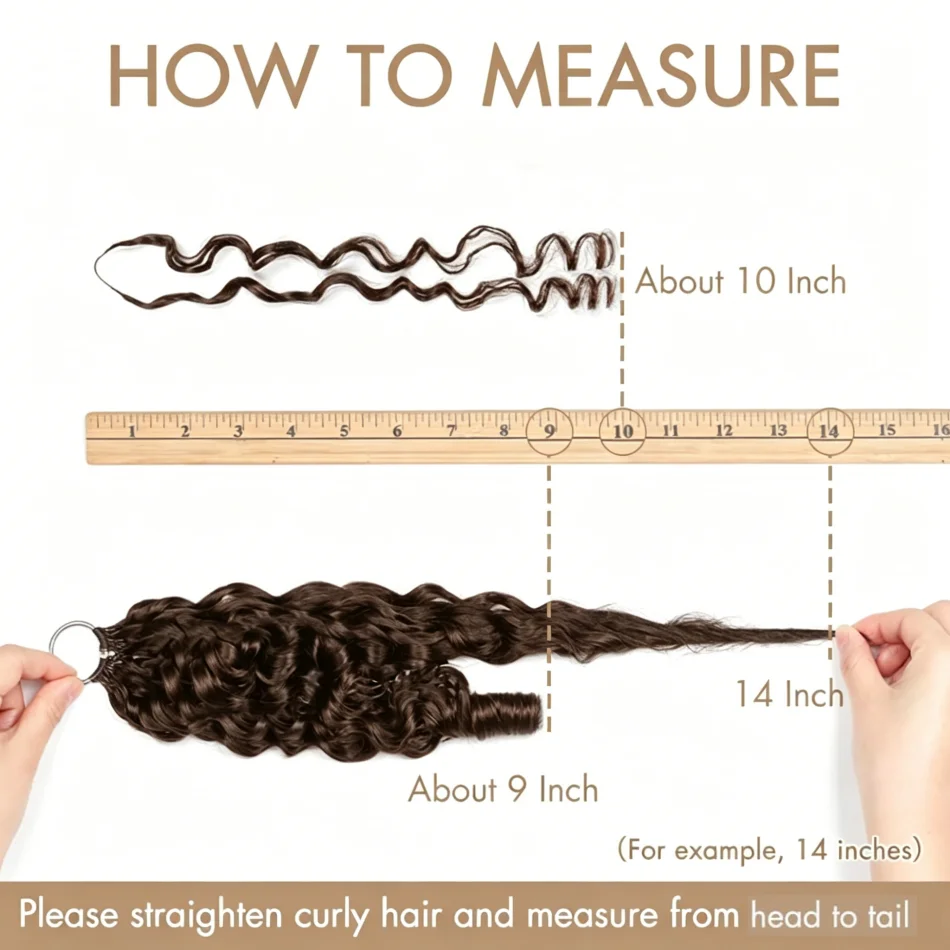Burmese Curly Chocolate Brown Crochet Hair 60g Pre-Separated Invisible Knotless Human Crochet Hair Reusable Lightweight Hair Extensions For Women