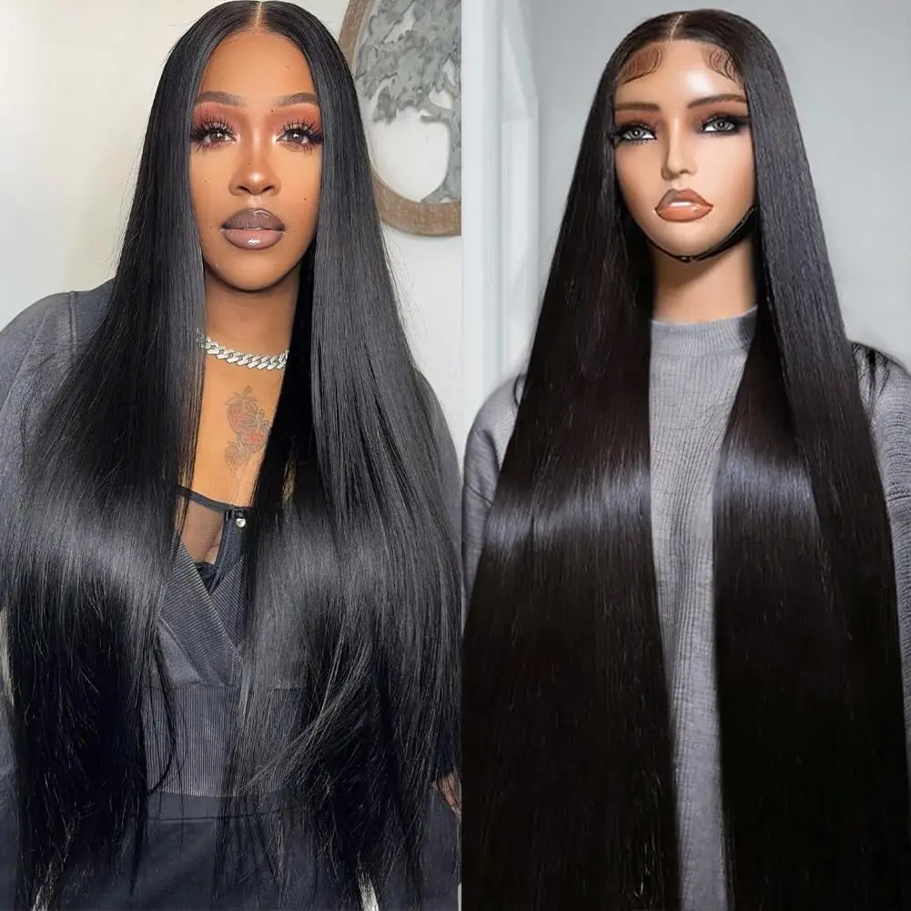 TIMOPOL Straight Hair 13x4 Women's Front Lace Wig | 180 Density, High-Definition Front Lace Wig, Reduces Hair Loss