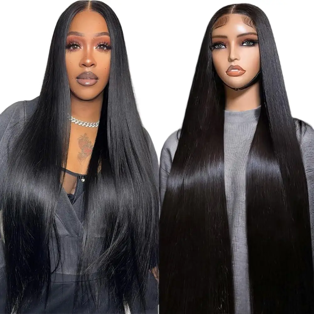 TIMOPOL Straight Hair 13x4 Women's Front Lace Wig | 180 Density, High-Definition Front Lace Wig, Reduces Hair Loss