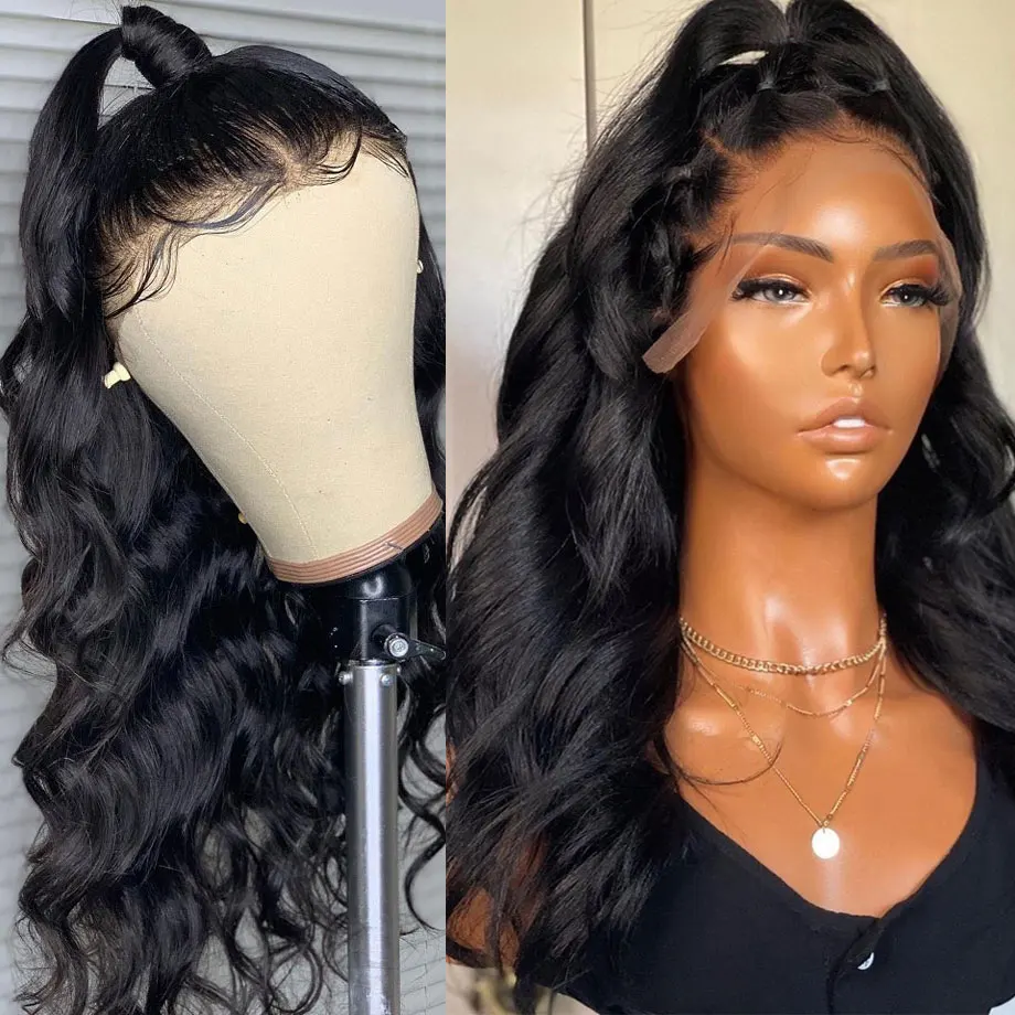 Raw Virgin Vietnamese Wig Transparent Hd Lace Front Human Hair Wig Body Wave Glueless 13X4 360 Full Lace Frontal Wigs For Women