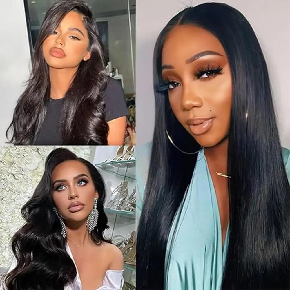 15A Straight Human Hair Weave Brazilian Weave 100% Human Hair Curly Weave Straight Human Hair Delivery in France Within 2-3 Business Days